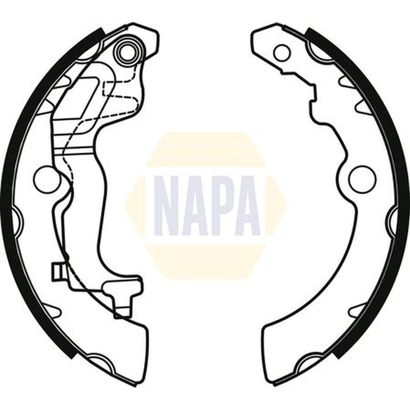 NAPA Brake Shoe Set Axle Kit NBS1084