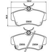 DON Front Brake Pad Set PCP2131