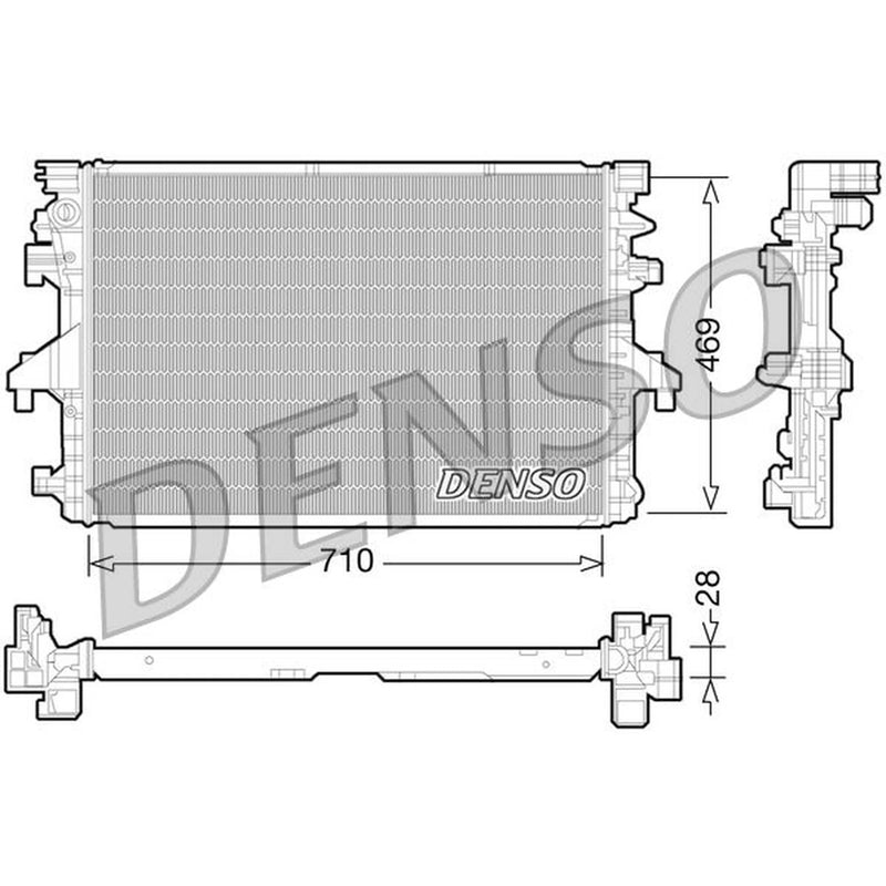 Denso Engine Radiator DRM32038