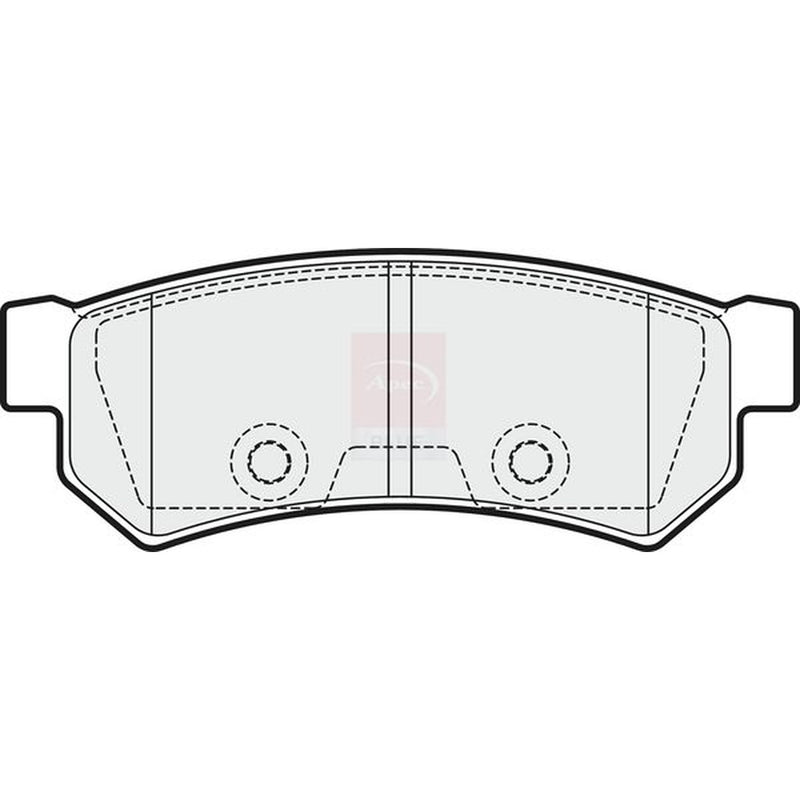 Apec Rear Brake Pad Set PD3822