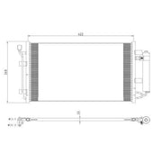 NRF Air Conditioning Condenser 350493