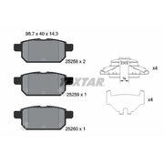 Textar Rear Brake Pad Set 2525801
