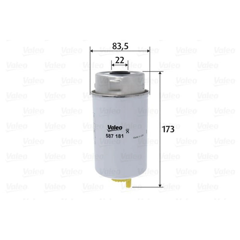 Valeo Fuel Filter Element 587181