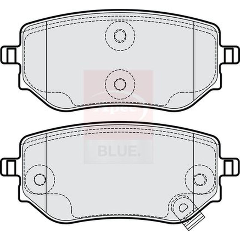 Apec Rear Brake Pad Set PD4286