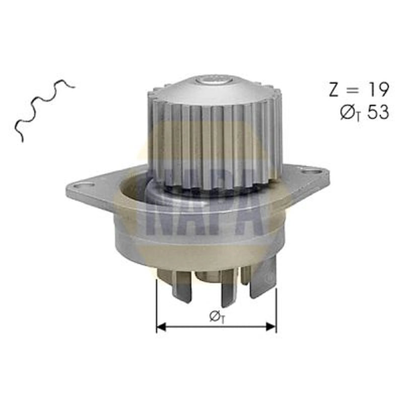 NAPA Engine Cooling Water Pump NWP1132