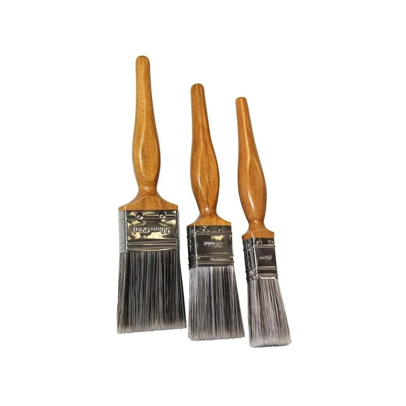 Faithfull Superflow Synthetic Paint Brush, 3 Piece Set - FAIPBSYSET3