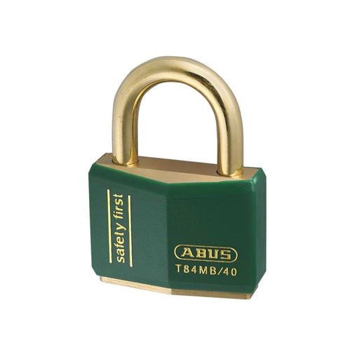 ABUS Mechanical T84MB/40mm Green Rustproof Padlock - 10022716-01