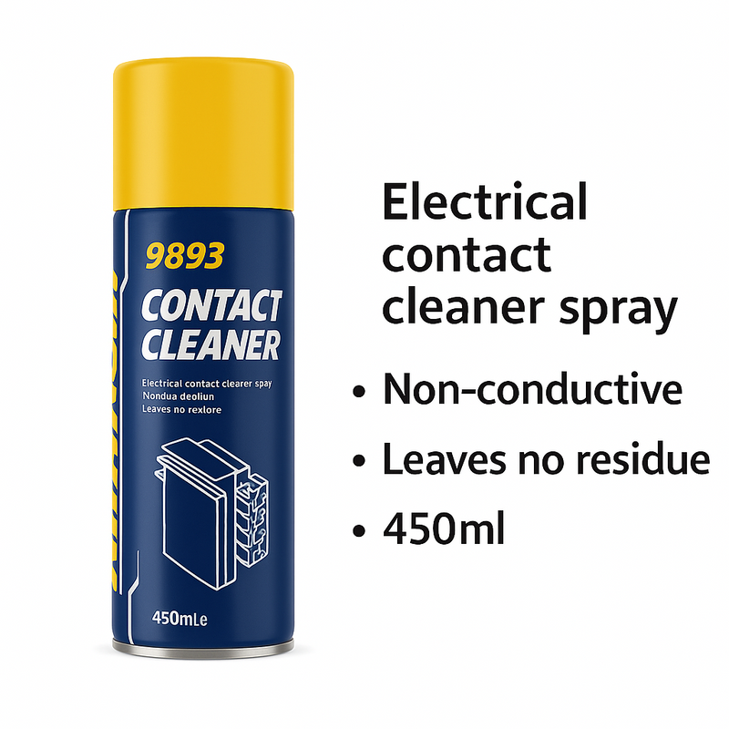 MANNOL Electrical Contact Cleaner Switch Circuit Dirt Spray Cleaner 450ml - MAN