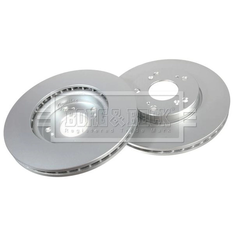 Borg & Beck 2 x Vented Front Brake Discs BBD4538