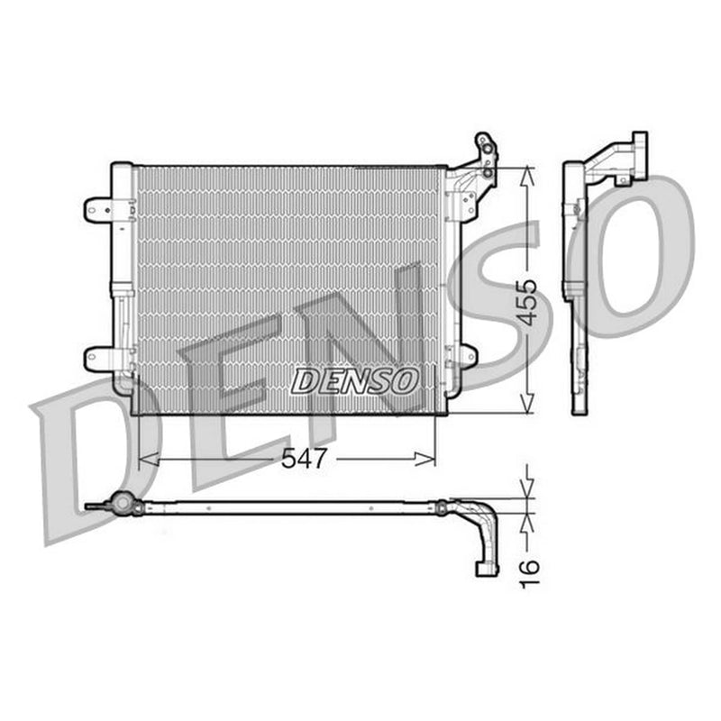Denso Air Conditioning Condenser DCN32062