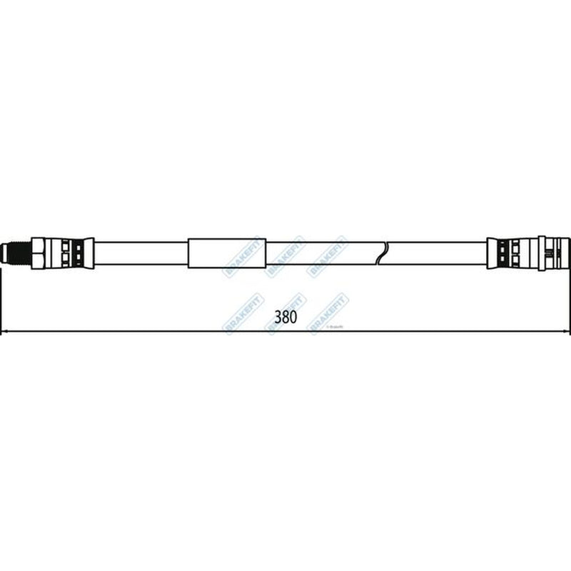 Apec Brake Hydraulic Hose Line Rear BHO4222