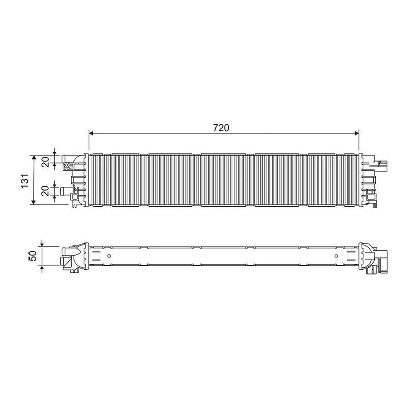 Valeo Engine Radiator 701291