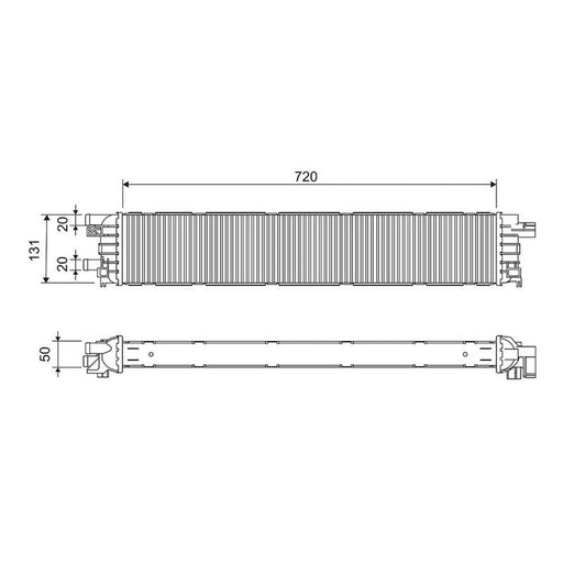 Valeo Engine Radiator 701291