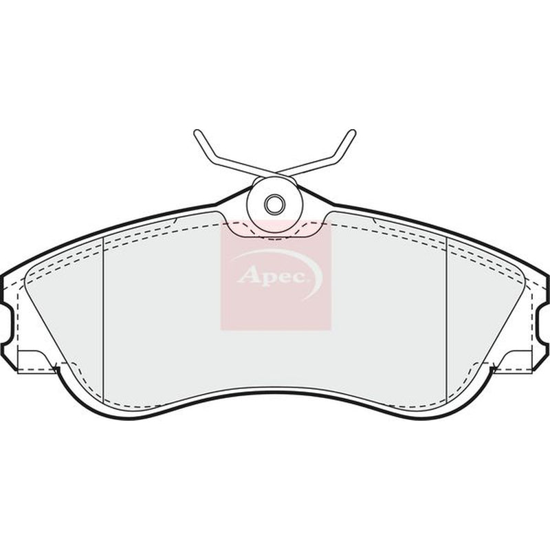 Apec Front Brake Pad Set PAD1001