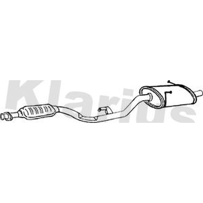 Klarius Box With Tail Pipe Rear BM306W