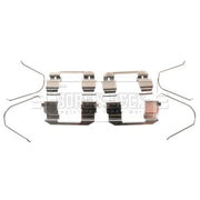 Borg & Beck Brake Pad Accessory Fitting Kit Front BBK1363