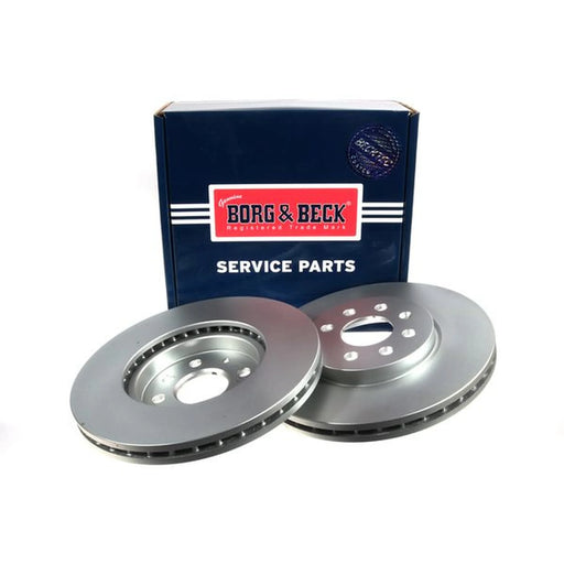 Borg & Beck 2 x Vented Front Brake Discs BBD4393