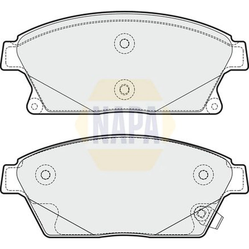 NAPA Front Brake Pad Set NBP1362