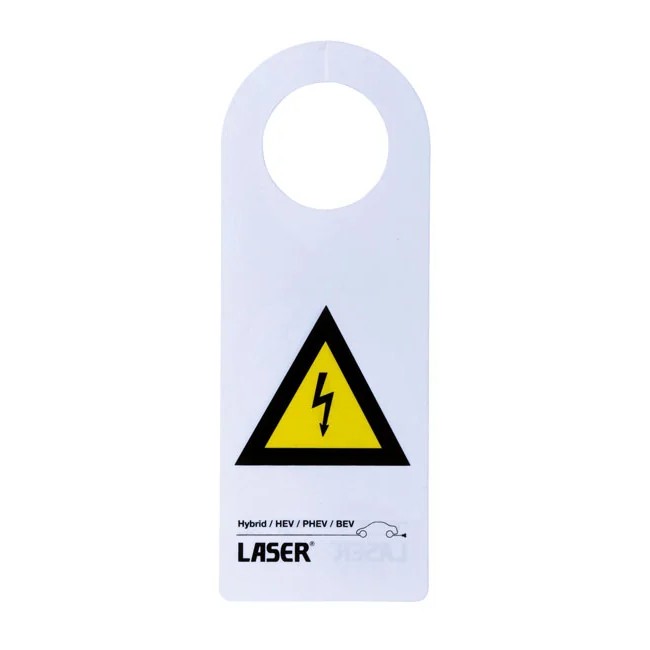 Laser Tools Hybrid/EV Warning Sign 10pc - PL