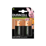 Duracell D Cell 3000Mah Rechargeable Batteries (Pack 2) - S3092