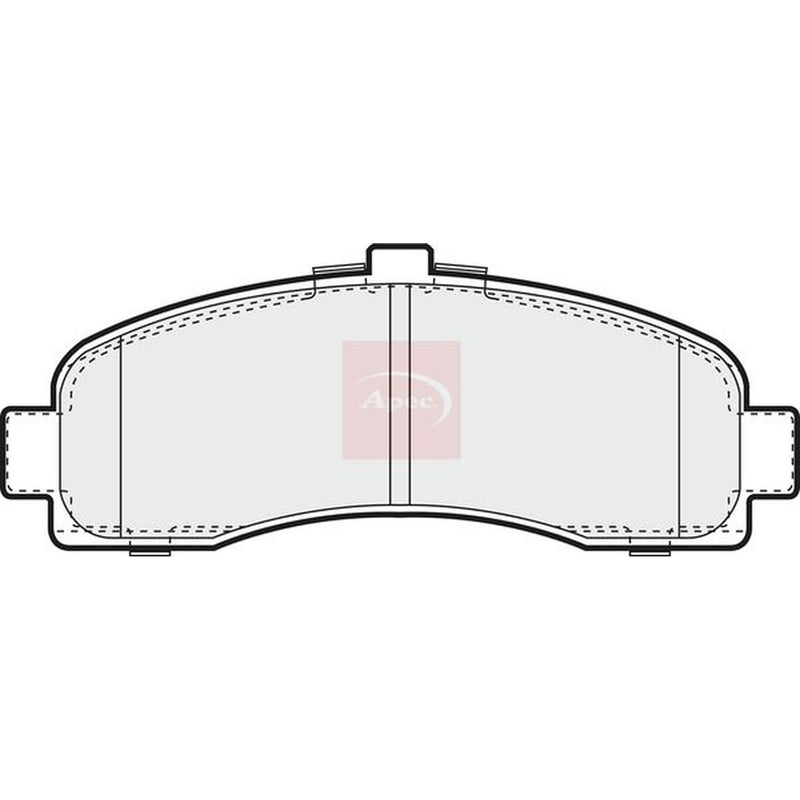 Apec Front Brake Pad Set PAD800