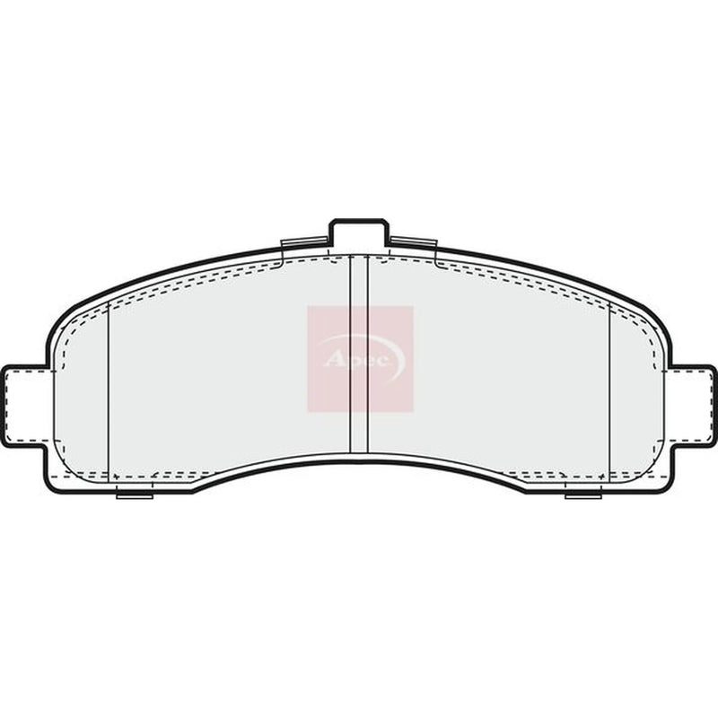 Apec Front Brake Pad Set PAD800