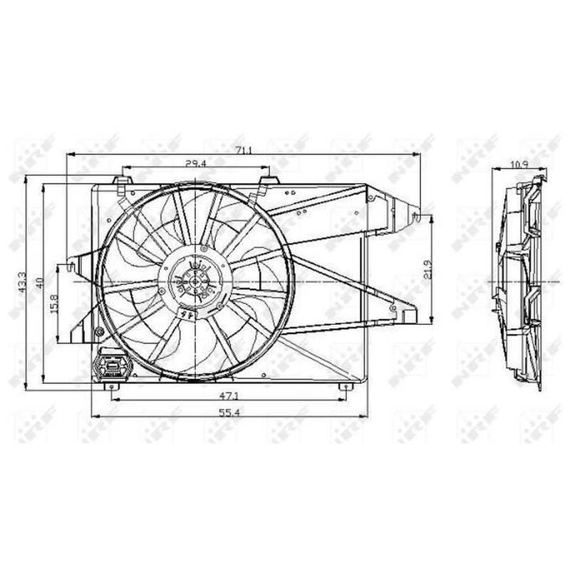 NRF Engine Cooling Fan 47004