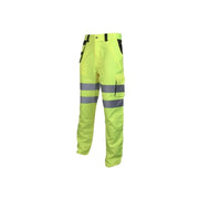 Scan Hi-Vis Holster Trouser Yellow - W37-38in - SCAHVHTXL