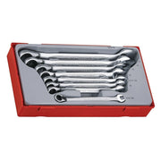 Teng Tools Ratcheting Combination Spanner Set TT1 8 Pieces