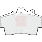 Apec Front Brake Pad Set PAD1068