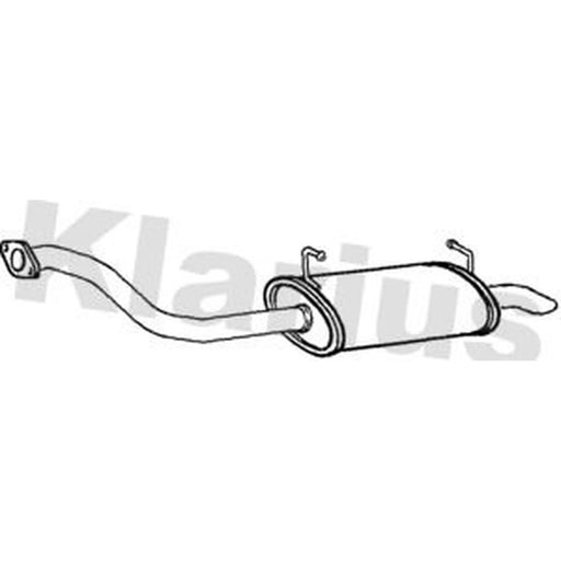 Klarius Box With Tail Pipe Rear CL369P