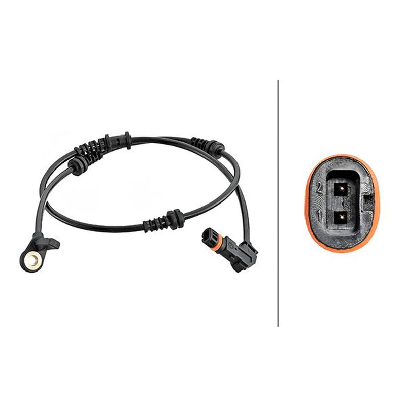 Hella ABS Wheel Speed Sensor Front 6PU 230 048-261
