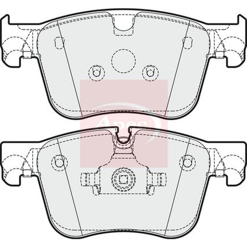 Apec Front Brake Pad Set PAD1972