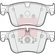 Apec Front Brake Pad Set PAD1972