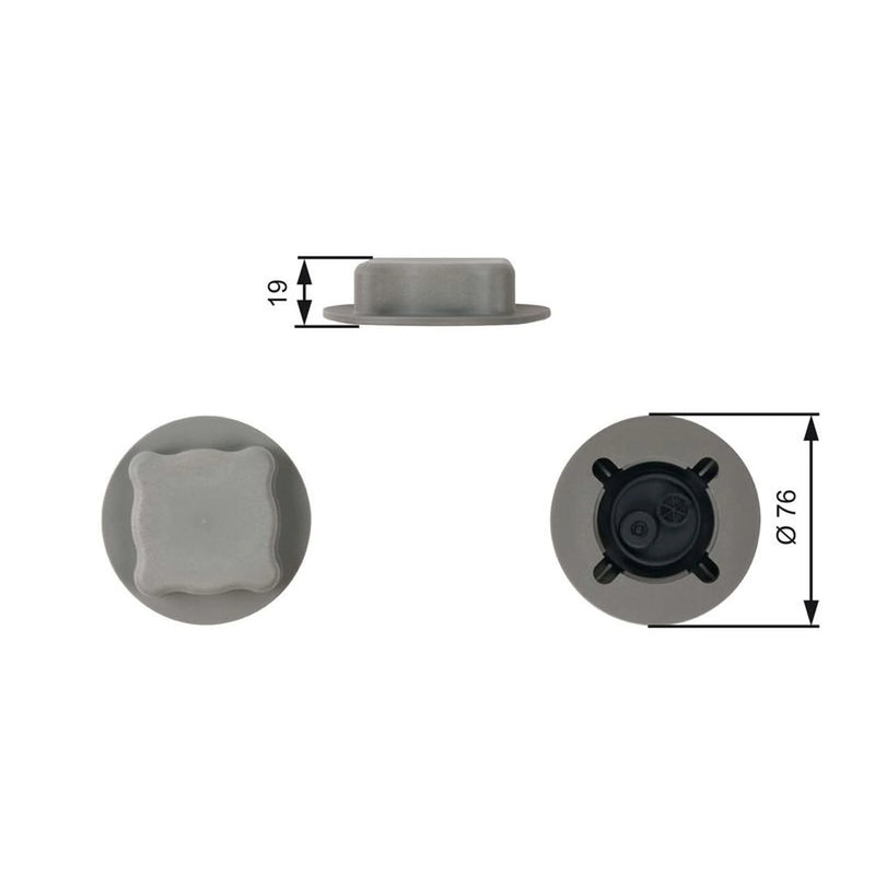 Gates Coolant Expansion Tank Cap RC206