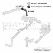 First Line Intercooler Turbo Charge Air Hose FTH1282