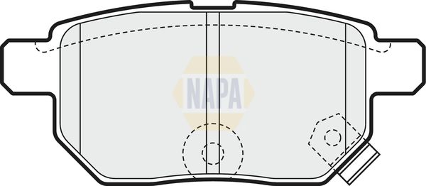 NAPA Front Vented & Rear Vented Brake Discs & Pads fits TOYOTA