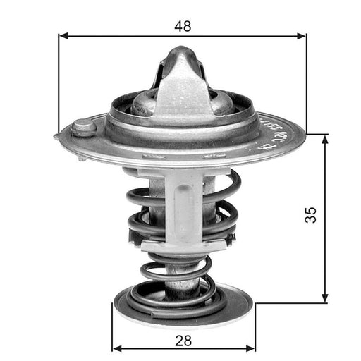 Gates Thermostat,Coolant TH30082G1