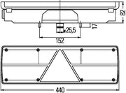 Hella 2VP 340 450-141 Tail Light Assembly
