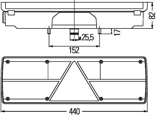 Hella 2VP 340 450-141 Tail Light Assembly