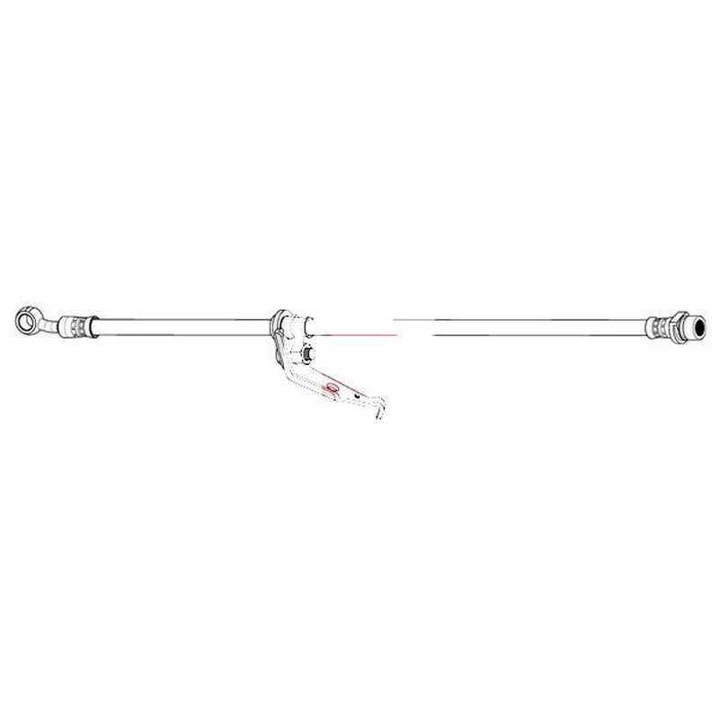 Apec Brake Hydraulic Hose Line Front Right HOS4520