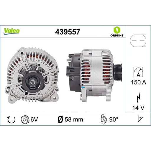 Valeo Car Alternator 12V 439557