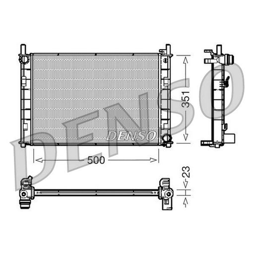 Denso Engine Radiator DRM10045