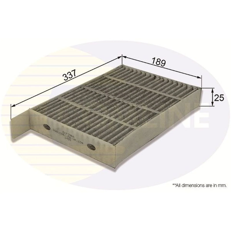 Comline Cabin Air Filter (Pollen Filter) EKF296A