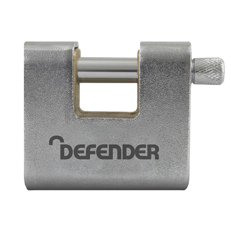 DEFENDER Armoured Warehouse Block Padlock Keyed Alike 60-80mm