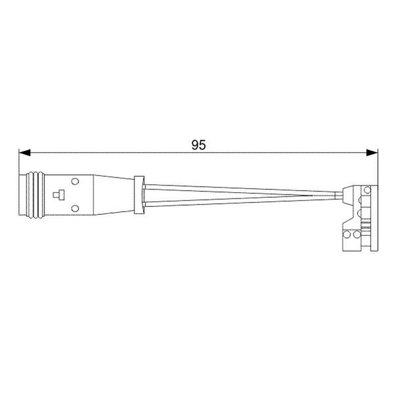 Bosch Brake Pad Wear Sensor Front 1 987 473 006