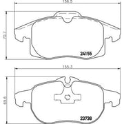 DON Front Brake Pad Set PCP1235