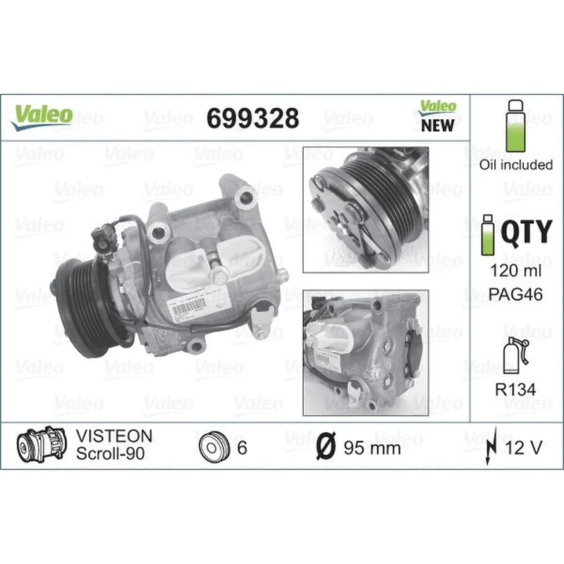 Valeo Air Conditioning Compressor 699328