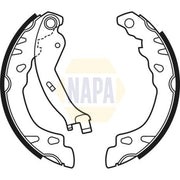NAPA Brake Shoe Set Axle Kit NBS1059