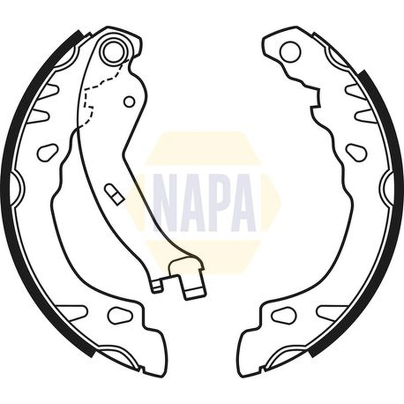 NAPA Brake Shoe Set Axle Kit NBS1059